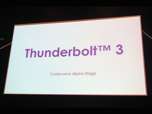Intel 發表使用 USB Type-C 連接器，40Gbps 的 Thunderbolt 3